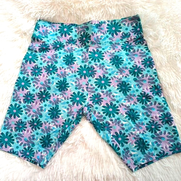 Anko Other - Girls High-Waisted Floral Print Biker Shorts, cycling shorts tights NWOT 7-16Y
